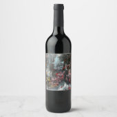 Set für Lebensmittel und Getränke Weinetikett (Vorderseite)