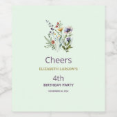 Set für Lebensmittel und Getränke Weinetikett (Einzelnes Label)