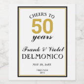 Set für Lebensmittel und Getränke Weinetikett (Einzelnes Label)