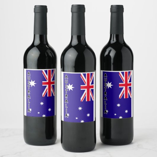 Set für Lebensmittel und Getränke Weinetikett (Flaschen)