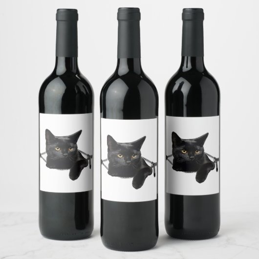 Set für Lebensmittel und Getränke Weinetikett (Flaschen)