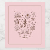 Set für Lebensmittel und Getränke Weinetikett (Einzelnes Label)