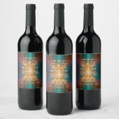 Set für Lebensmittel und Getränke Weinetikett (Flaschen)