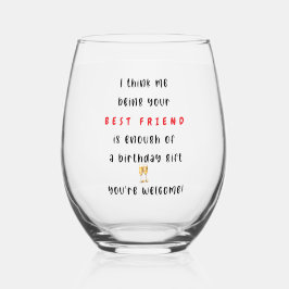 Set für Lebensmittel und Getränke Weinglas Ohne Stiel