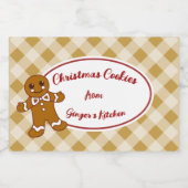 Set für Lebkuchen Lebensmitteletikett (Einzelnes Label)