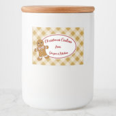 Set für Lebkuchen Lebensmitteletikett (Vorderseite)