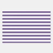 Set für lila Muster in Papierblättern Geschenkpapier Set (Vorderseite)