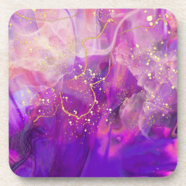 Set für lila und Gold-Untersetzer Getränkeuntersetzer
