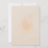 Set für Minimalistische Hochzeitsplanung Einladung (Rückseite)