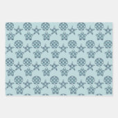 Set für Nautic Quilt Wrapping Paper Geschenkpapier Set (Vorderseite 2)