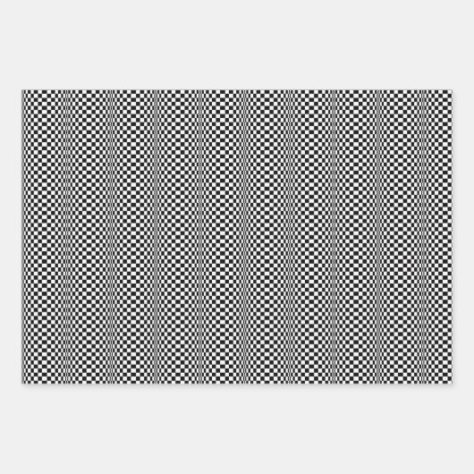 Set für optische Illusion Geschenkpapier Set (Vorderseite 2)