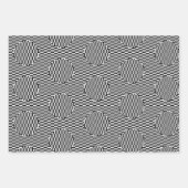 Set für optische Illusion Geschenkpapier Set (Vorderseite)