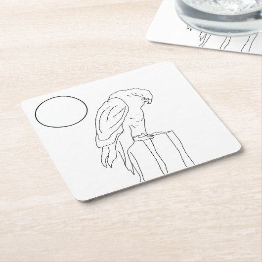 Set für Papier-Untersetzer - FALKEN Rechteckiger Pappuntersetzer (angewinkelt)