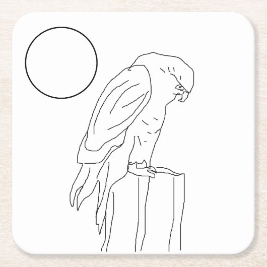 Set für Papier-Untersetzer - FALKEN Rechteckiger Pappuntersetzer (Vorderseite)