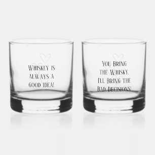 Set für personalisierten Whiskey-Trinkbehälter - B Whiskyglas