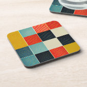 Set für Retro-Design-Untersetzer Getränkeuntersetzer (Linke Seite)