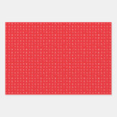 Set für Runen-Symbol Weiß, Schwarzweiß und Rot Geschenkpapier Set (Vorderseite 3)