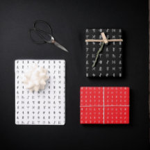 Set für Runen-Symbol Weiß, Schwarzweiß und Rot