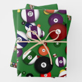 Set für Schleifpapier - Billard Geschenkpapier Set (Beispiel)