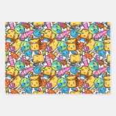 Set für Schulspass - hell und spielerisch Geschenkpapier Set (Vorderseite 3)