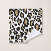 Set für Schwarz/Gold-Tierwerbung (Waschlappen)