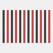 Set für Schwarz-weiße Dog-Wrapping Geschenkpapier Set (Vorderseite 3)