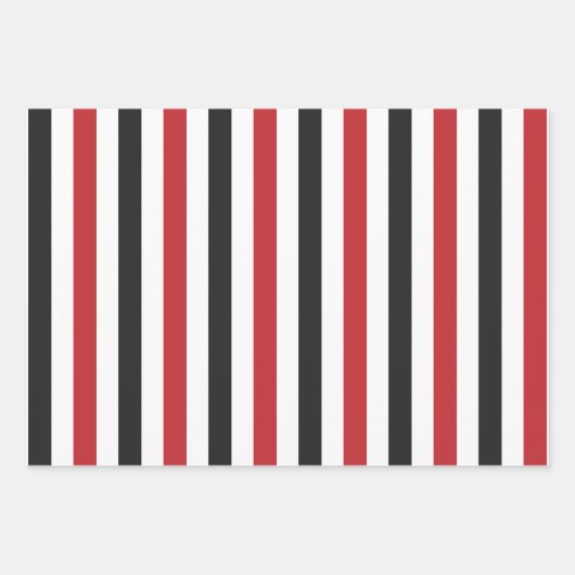 Set für Schwarz-weiße Dog-Wrapping Geschenkpapier Set (Vorderseite 3)