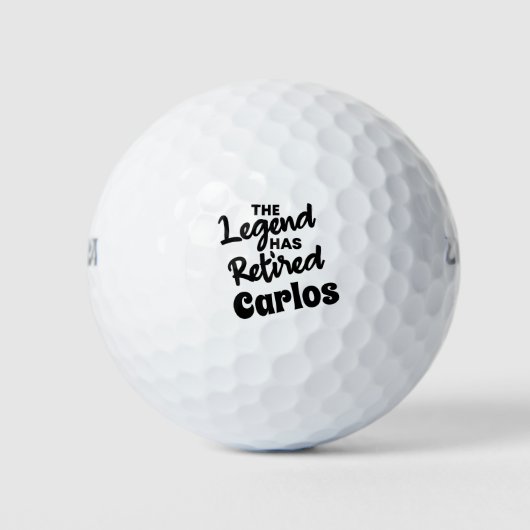 Set für Sonderpensionsgeschenke Golfball (Vorderseite)