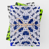 Set für Spitzenverpackungspapier mit 3 Geschenkpapier Set (Beispiel)