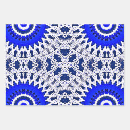 Set für Spitzenverpackungspapier mit 3 Geschenkpapier Set