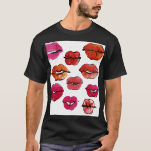 Set für Tinten und Aquarelllien T-Shirt