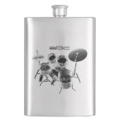 Set für Trommler / Personalisiertes Geschenk für T Flachmann (Vorderseite)