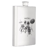 Set für Trommler / Personalisiertes Geschenk für T Flachmann (Rechts)