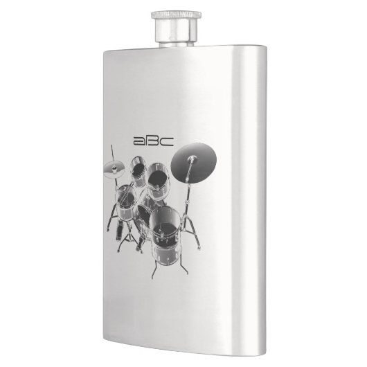 Set für Trommler / Personalisiertes Geschenk für T Flachmann (Links)