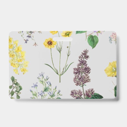 Set für Vintage Blume Ausweis (Vorderseite)