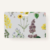 Set für Vintage Blume Ausweis (Rückseite)