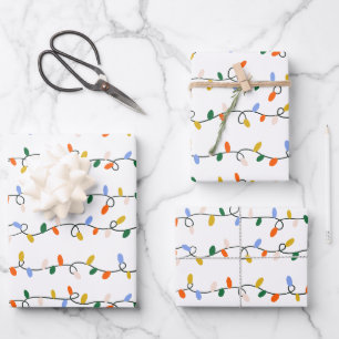 Set für Weihnachtslieder Geschenkpapier Set