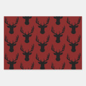 Set für Wrackpapier - Weihnachtsstags Kopf Geschenkpapier Set (Vorderseite 3)