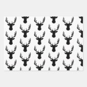 Set für Wrackpapier - Weihnachtsstags Kopf Geschenkpapier Set (Vorderseite 2)