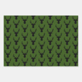 Set für Wrackpapier - Weihnachtsstags Kopf Geschenkpapier Set (Vorderseite)