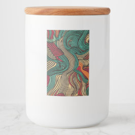 Set für Ziernahrung Lebensmitteletikett