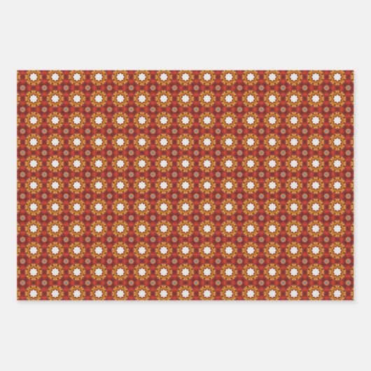 Set Fuzz Geometrisches Muster I Geschenkpapier Set (Vorderseite)