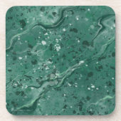Set-Geschenk für den Untersetzer aus grünem Marmor (Vorderseite)