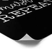 Set Goal Smash It Repeat Motivational Goal Setting Poster (Ecke)