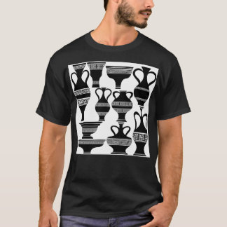 Set griechischer Amphora-Silhouetten Abgeschieden T-Shirt