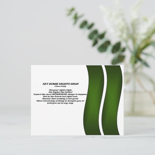 Set hoch postkarte (Stehend Vorderseite)