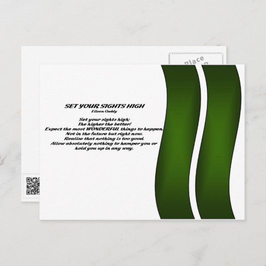 Set hoch postkarte (Vorne/Hinten)