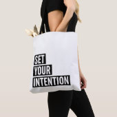 Set Ihre Absicht Typografie Tasche (Von Nahem)