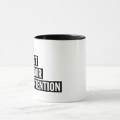 Set Ihre Absicht Typografie Tasse (Zentrum)