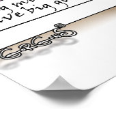 Set Ihrer Ziele Poster (Ecke)